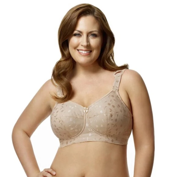 ELILA NUDE JACQUARD SOFTCUP 1305-NU - Picture 1 of 1